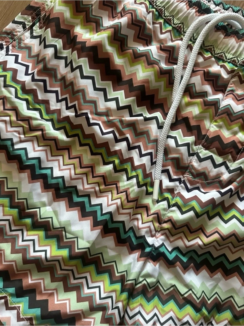 Men's Missoni Multi-Color Zigzag Swim Trunks